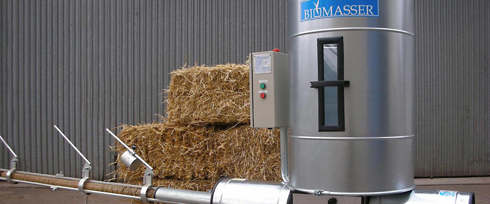 Fűtés szalmabrikettel